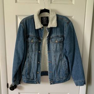 Sherpa Lined Jean Jacket